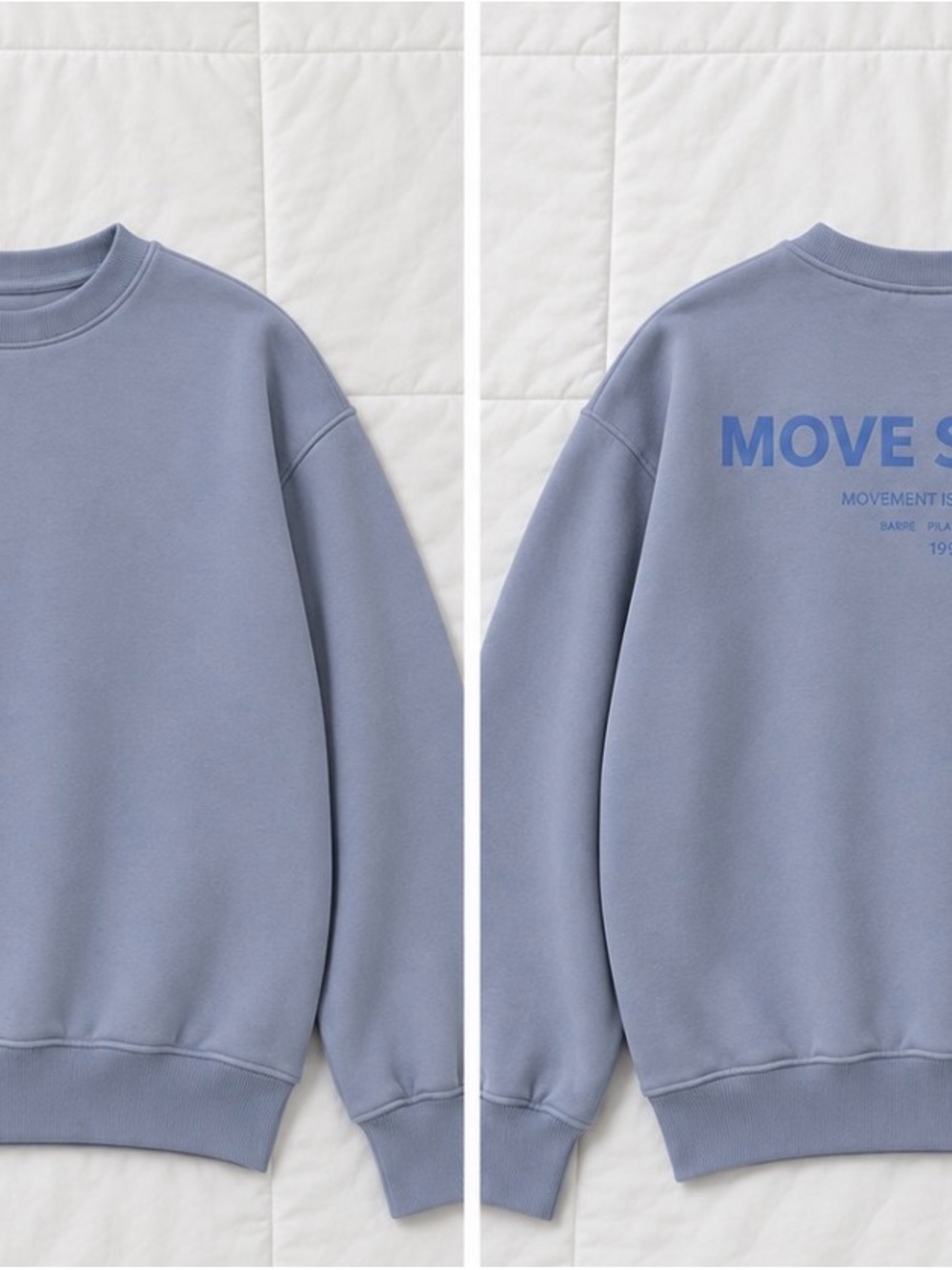 Women’s H & M Crewneck Sweatshirt in Dusty Blue